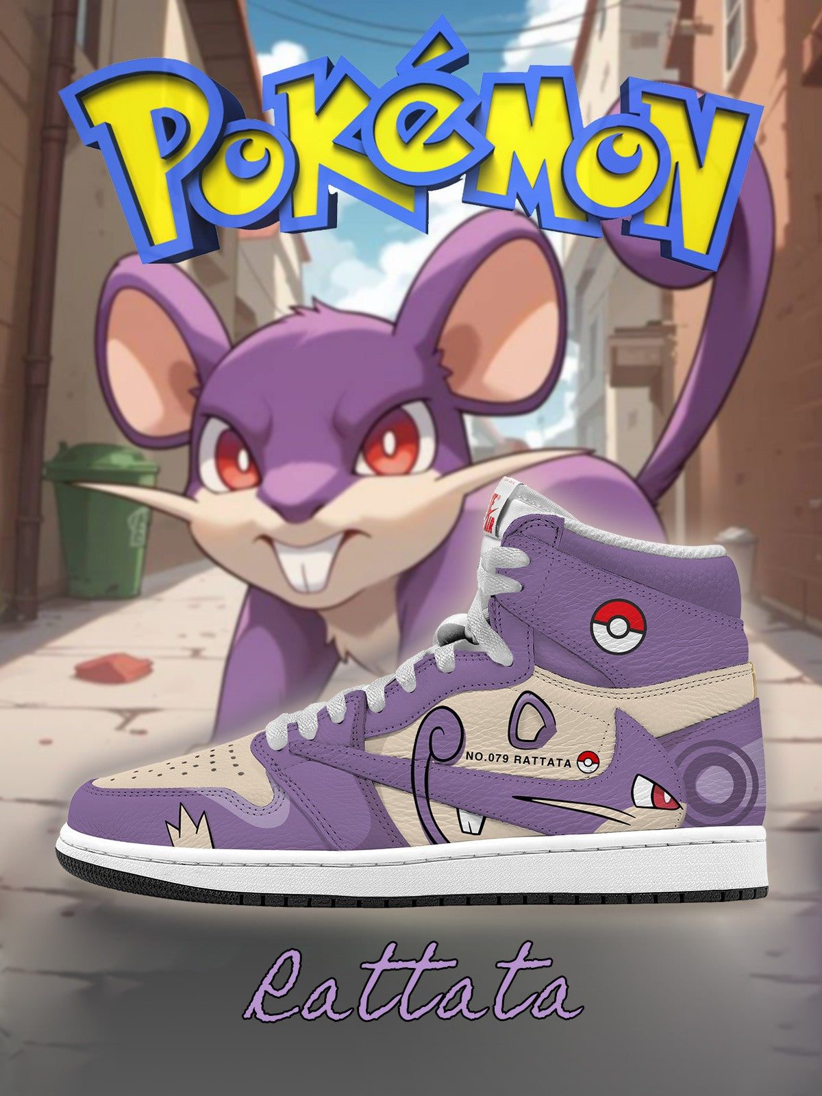 Rattata V.1 Custom TS High Sneakers