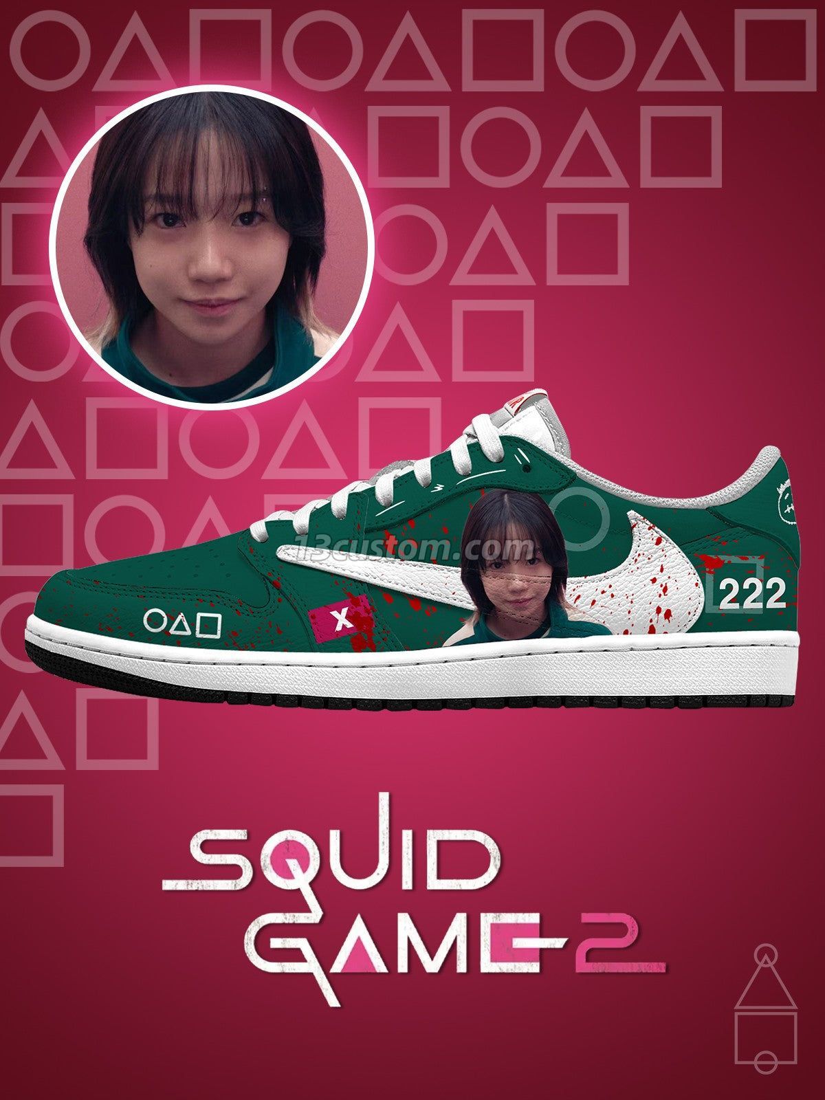 Player 222 V.2 Custom TS Low Sneakers