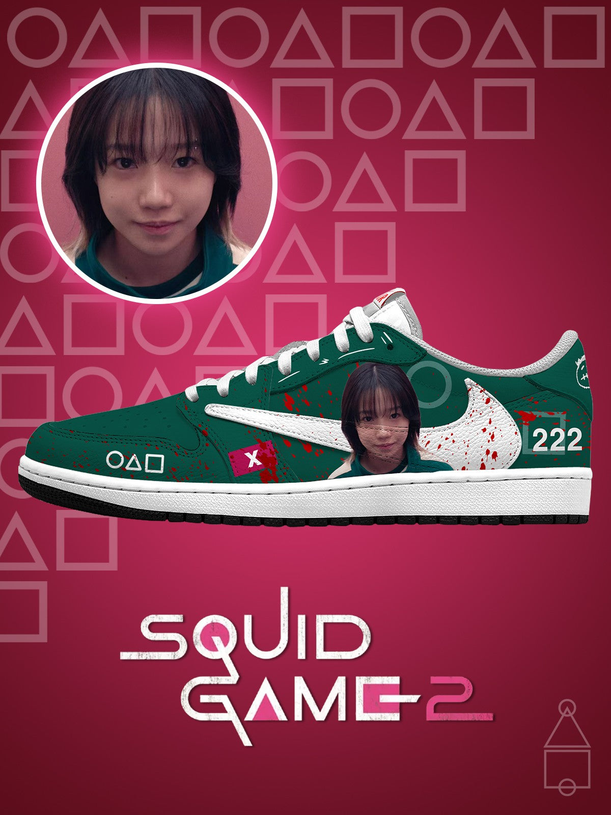 Player 222 V.2 Custom TS Low Sneakers