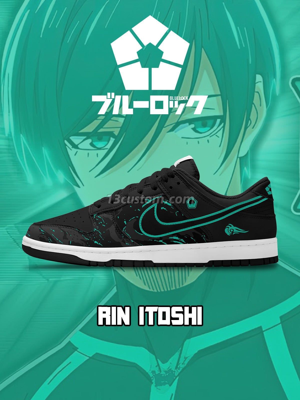 DK Rin Itoshi客製化 Court-低幫 運動鞋-V1款