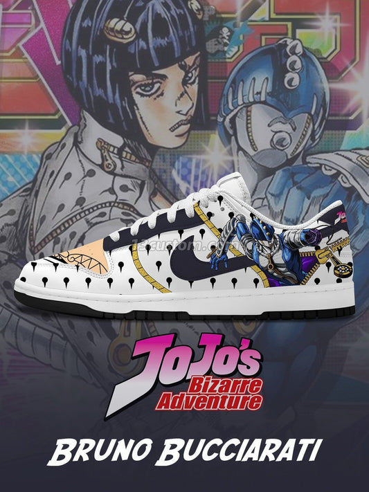 Bruno Bucciarati V.2 Custom Court-Low Sneakers