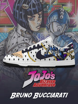 Bruno Bucciarati V.2 Custom Court-Low Sneakers - 13custom