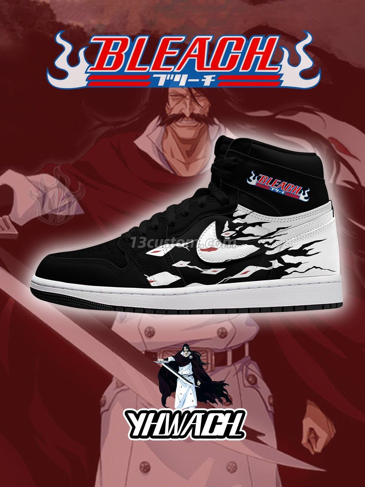 AJ1 H 死神-友哈巴赫 V1 客製化運動鞋 主圖
