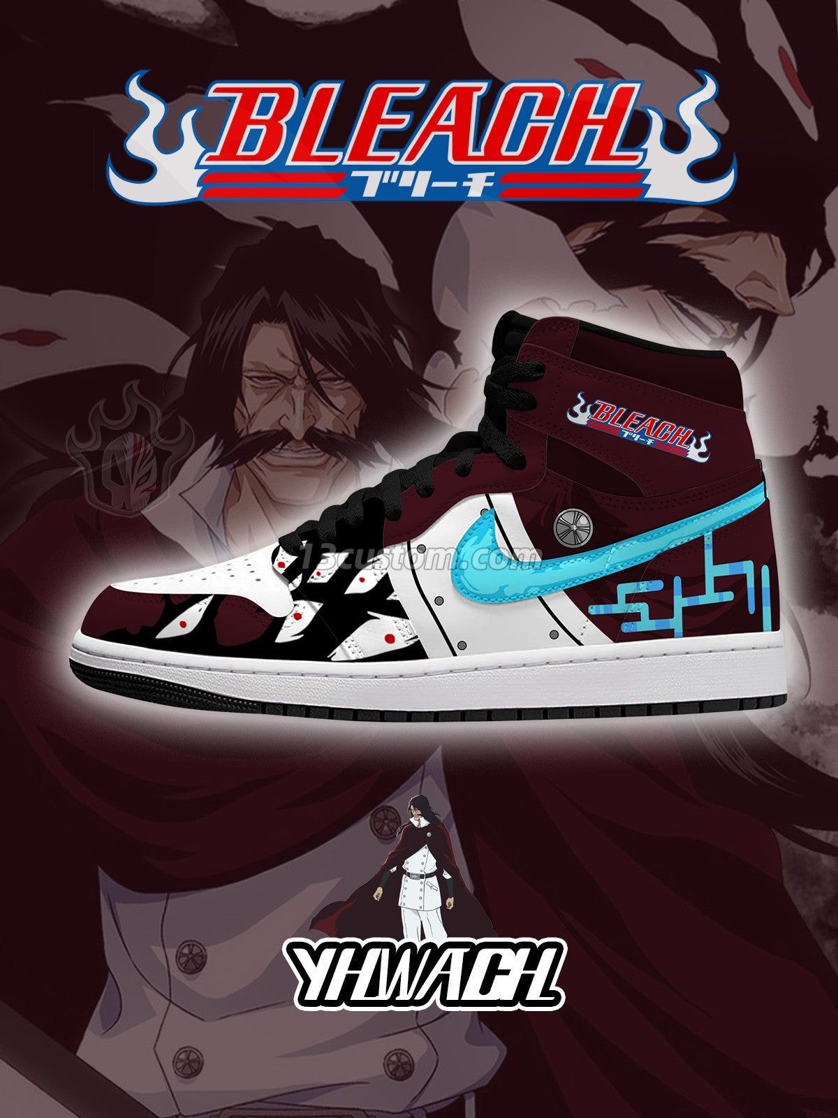 AJ1 H 死神-友哈巴赫 V2 客製化運動鞋