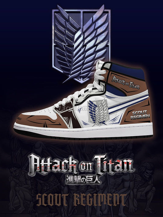 Scout Regiment V.2 Custom High-Top Sneakers