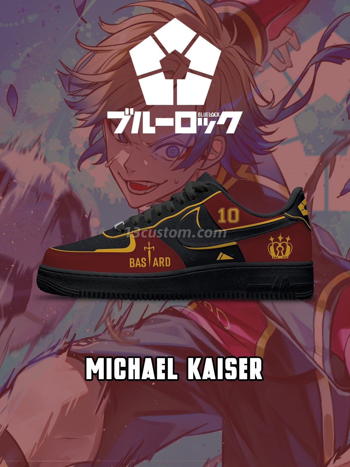 AF1 藍色監獄-凱撒 V2 客製化運動鞋 主圖