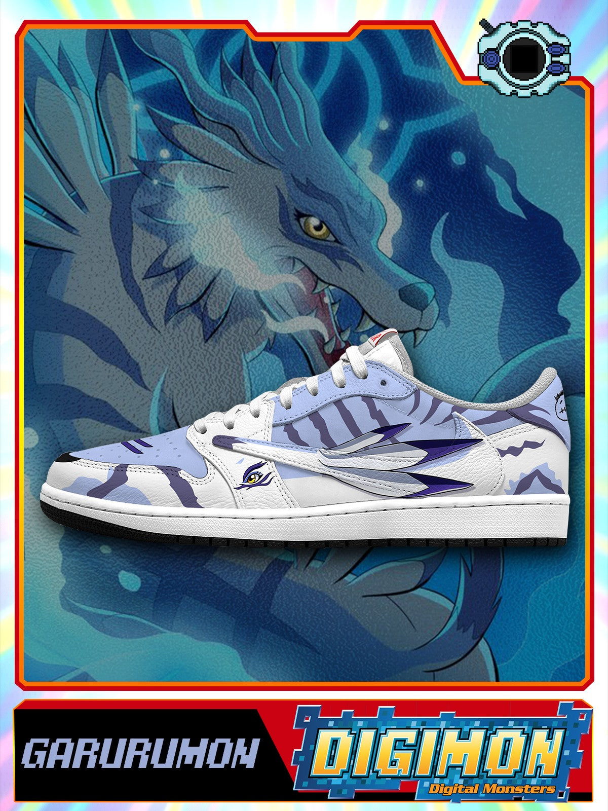 Garurumon V.1 Custom TS Low Sneakers
