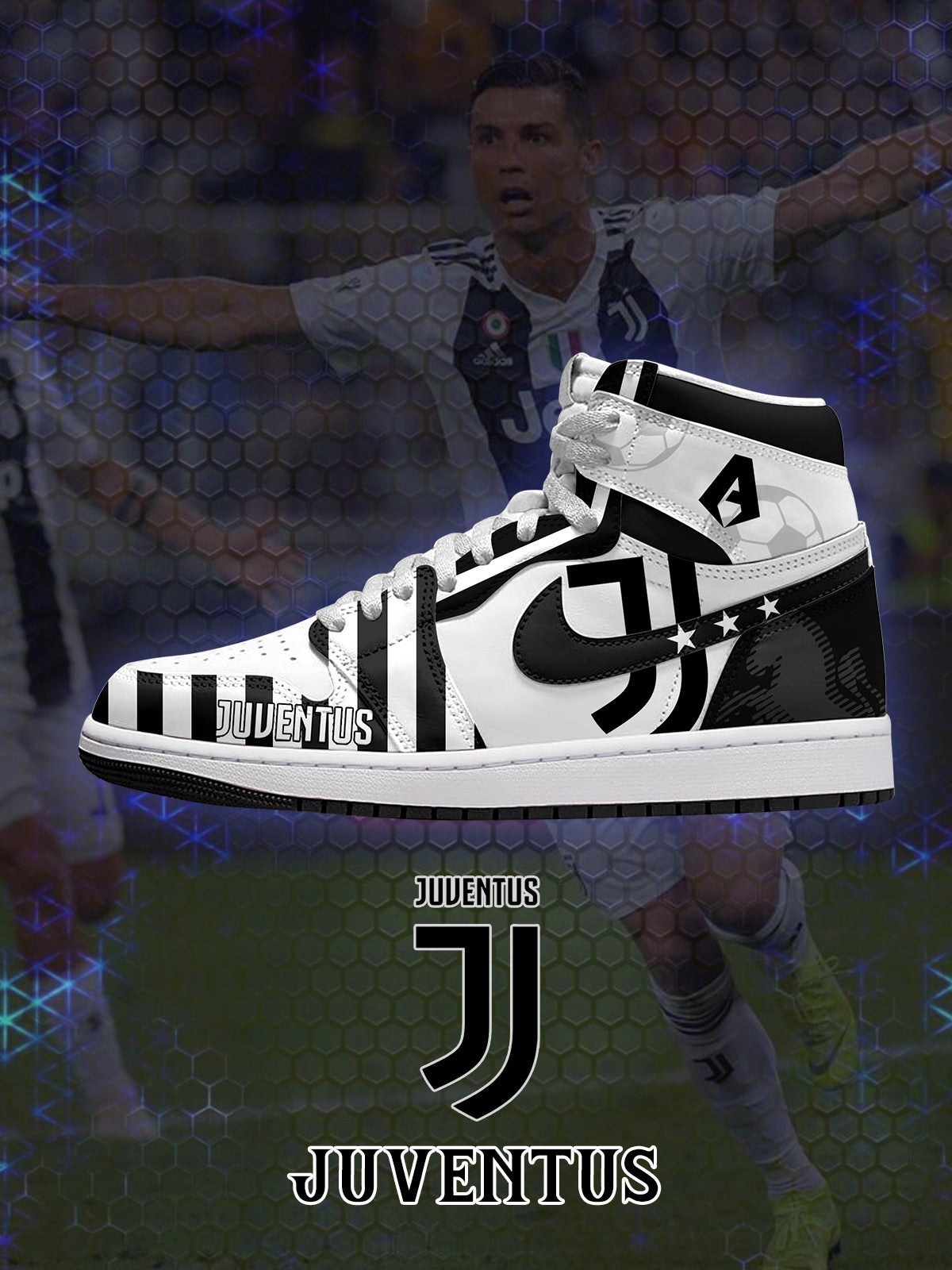 Juve V.1 Custom High-Top Sneakers