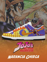 Narancia Ghirga V.2 Custom Court-Low Sneakers - 13custom