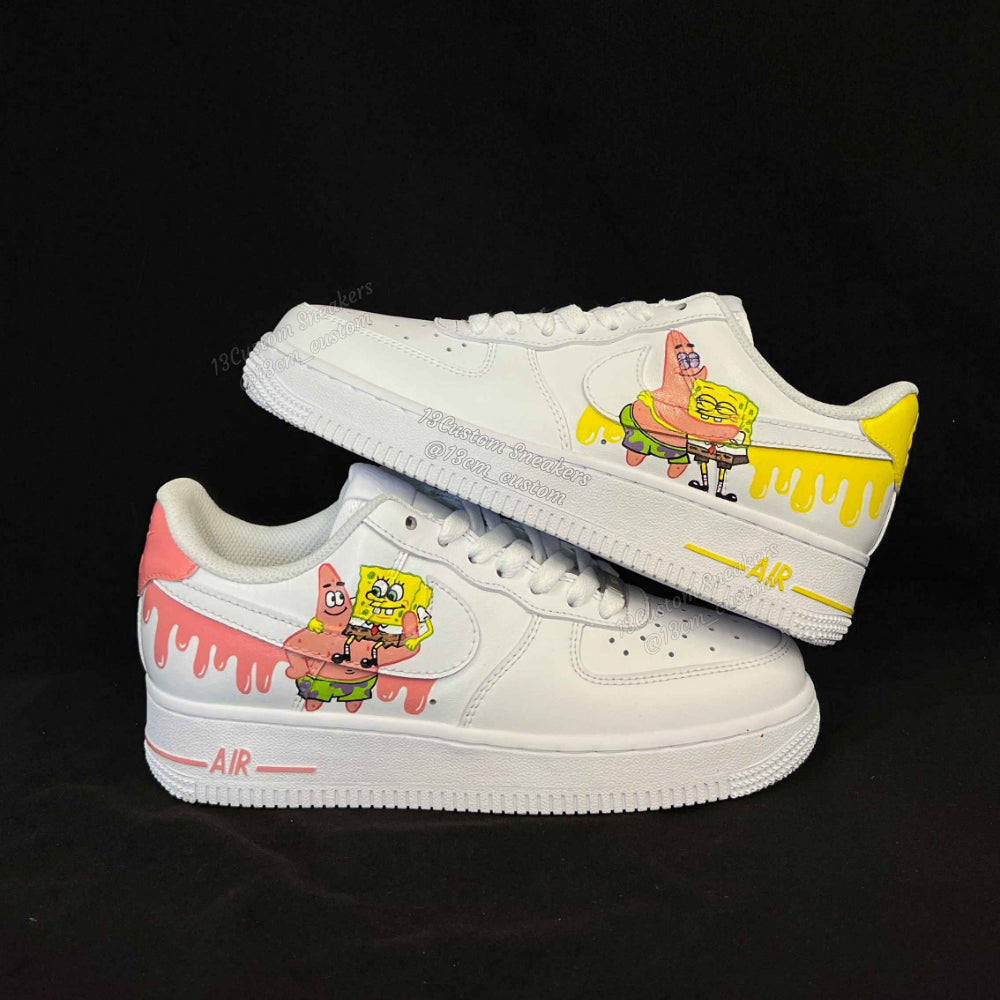 0670-Schwammkopf und Patrick flüssiges Logo