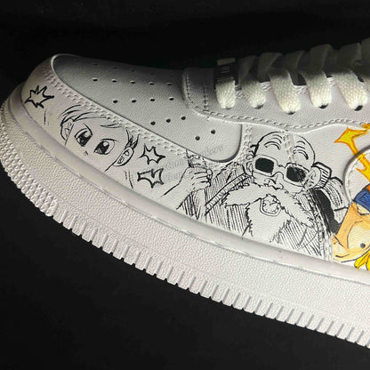 0640-Dragon Ball pintura + manga en blanco y negro en cuatro lados