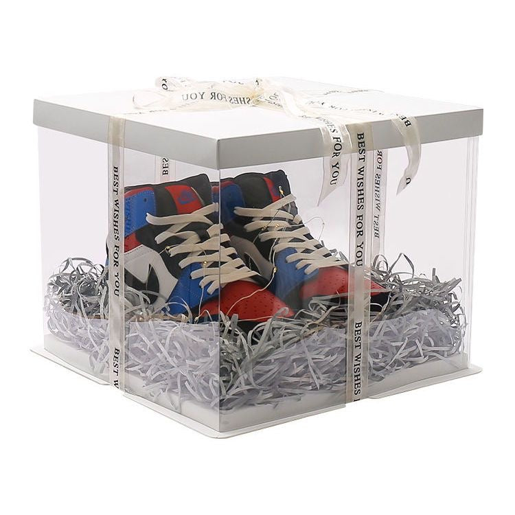 Ready-to-Gift Shoe Packaging Box (Includes LED String Lights & Card)