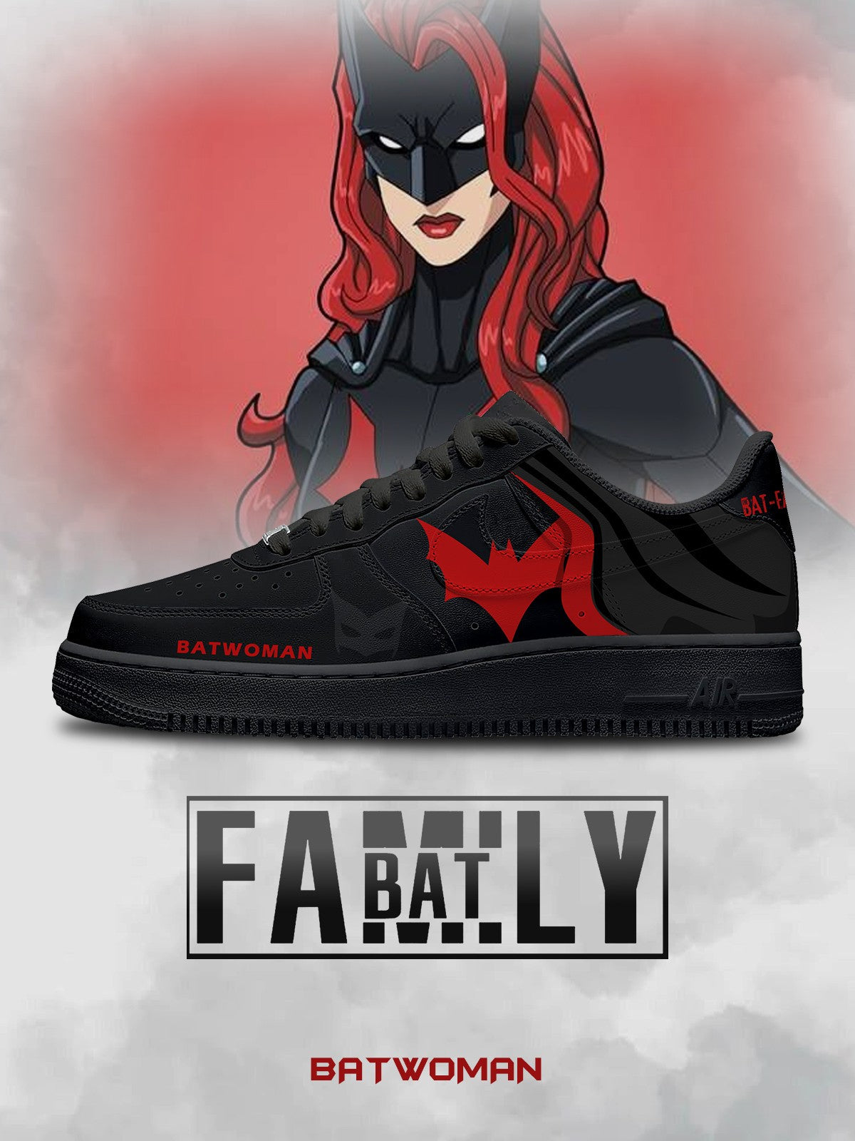 Bat.woman V.1 Custom Air-Style Sneakers