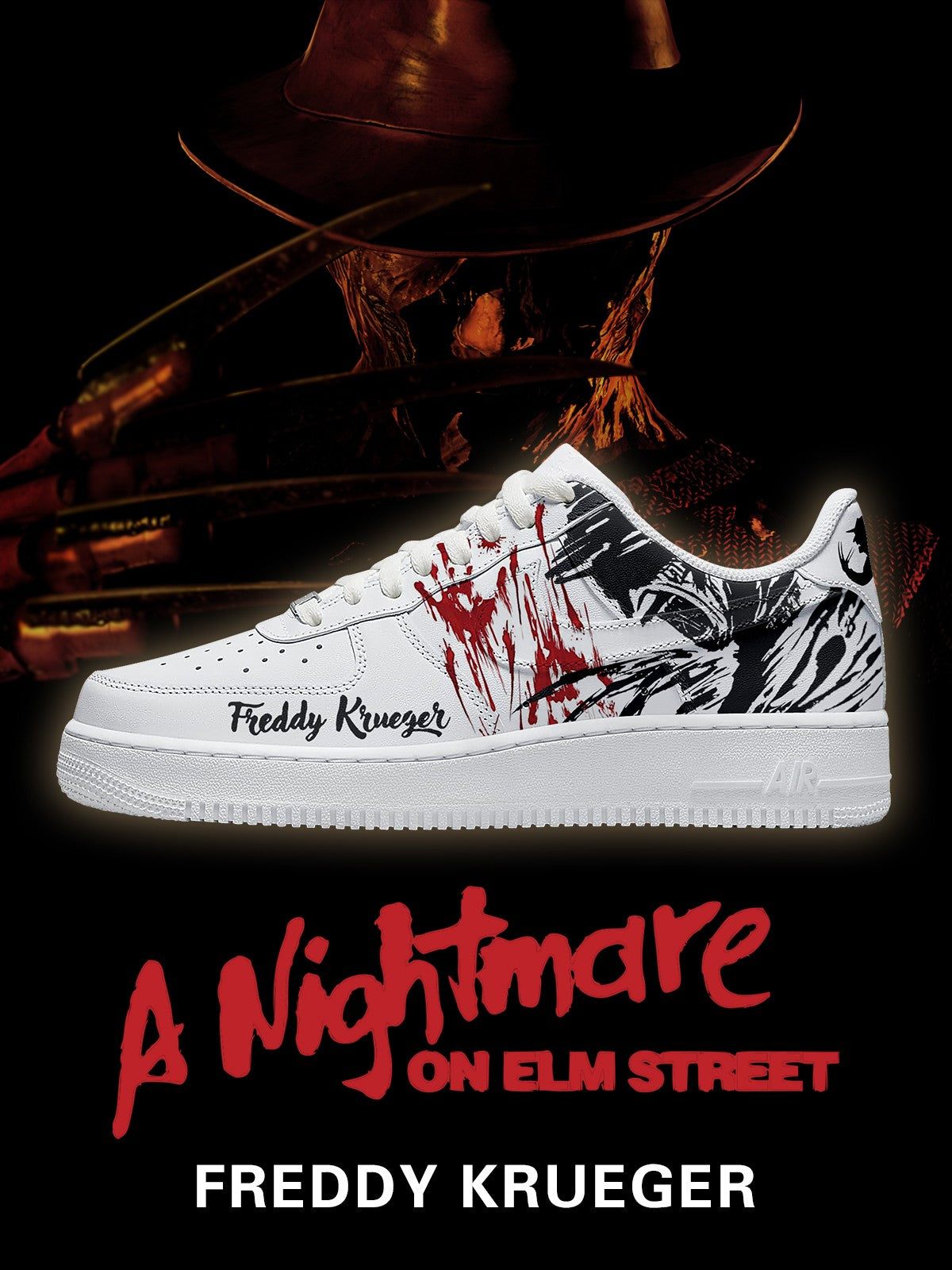 Freddy Krueger V.1 Custom Sneakers - 13custom