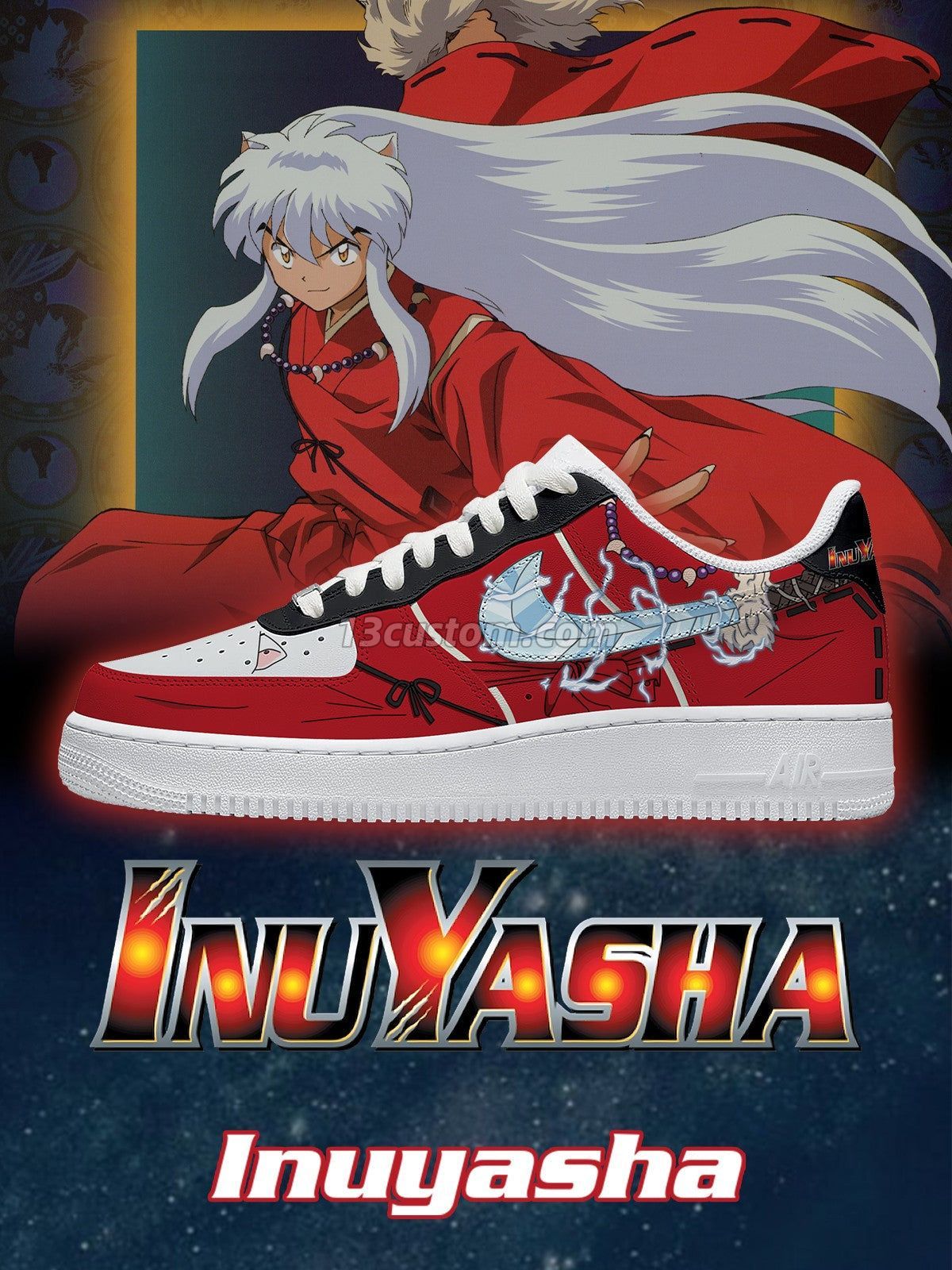 AF1 Inu Yasha客製化運動鞋-V1款