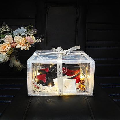 Caja transparente para zapatos Alec - antioxidante