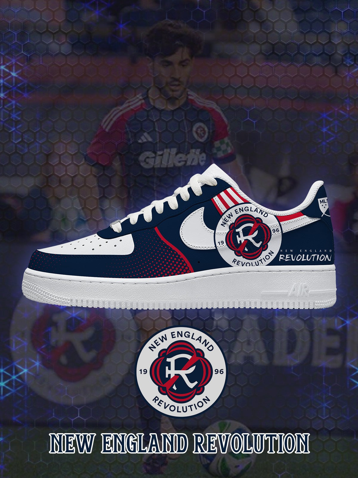 New England V.1 Custom Sneakers