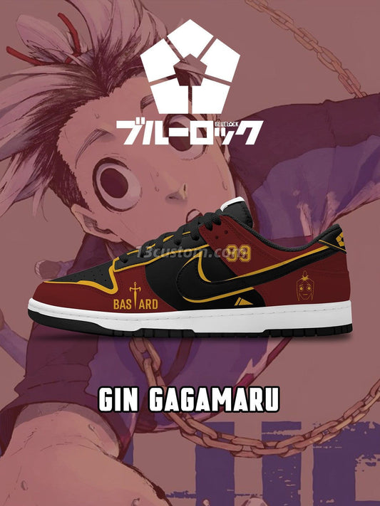 Gin Gagamaru V.2 Custom Court-Low Sneakers