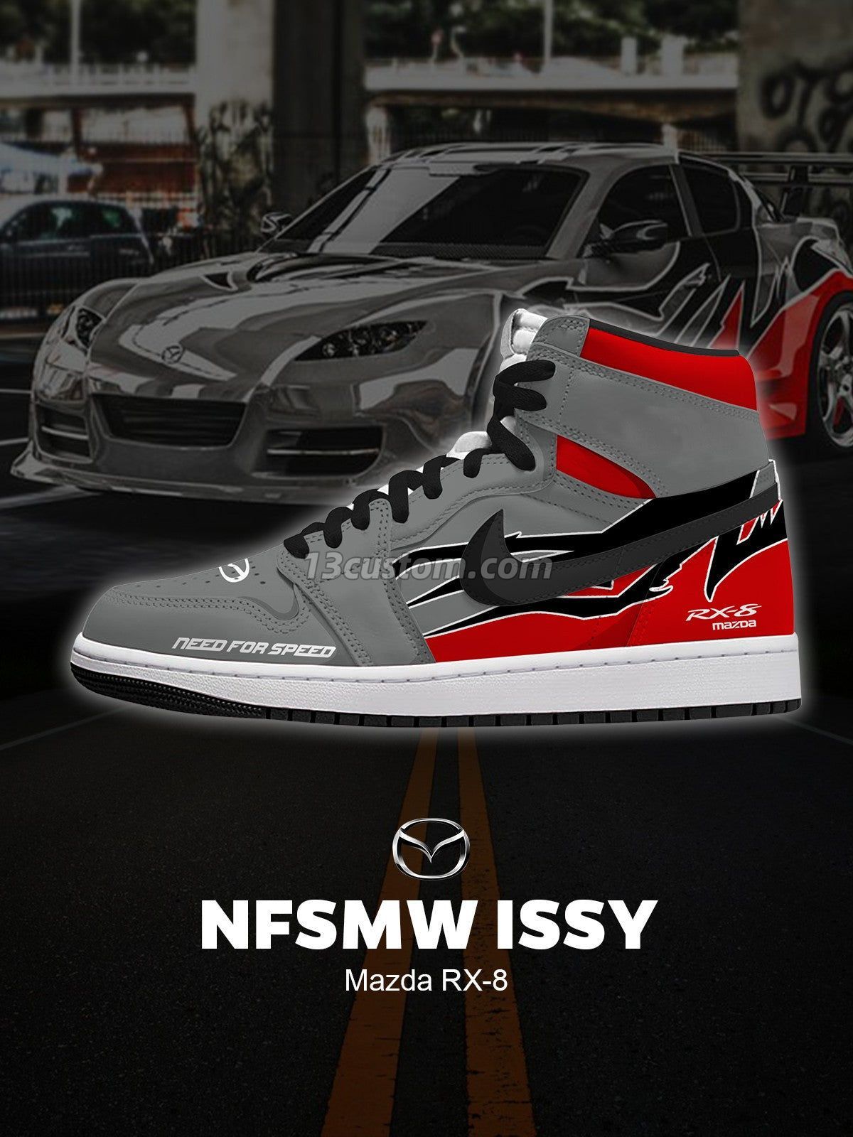 AJ1 H Issy RX-8客製化 高幫-頂級 運動鞋-V1款 主圖