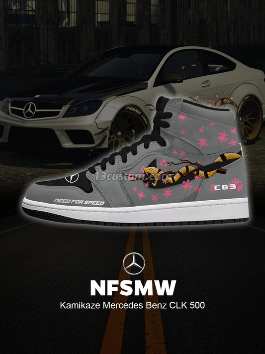 Kamikaze CLK 500 V.1 Custom High-Top Sneakers
