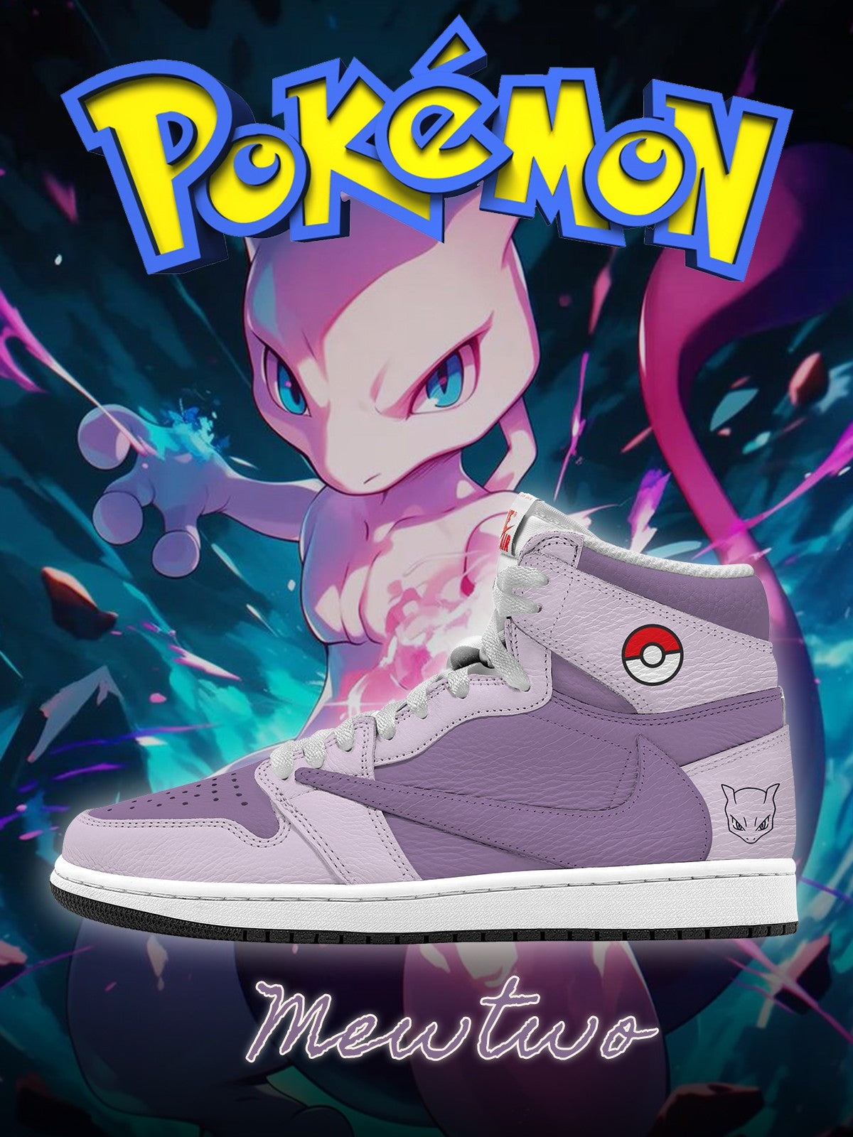 Mewtwo V.1 Custom TS High Sneakers