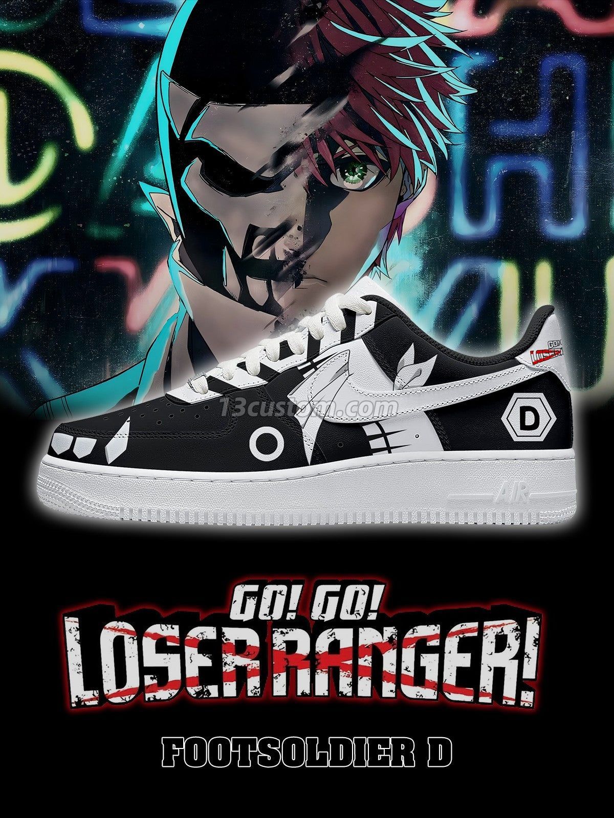 AF1 战队大失格 D号步兵定制运动鞋-V1款 Imagen principal del producto