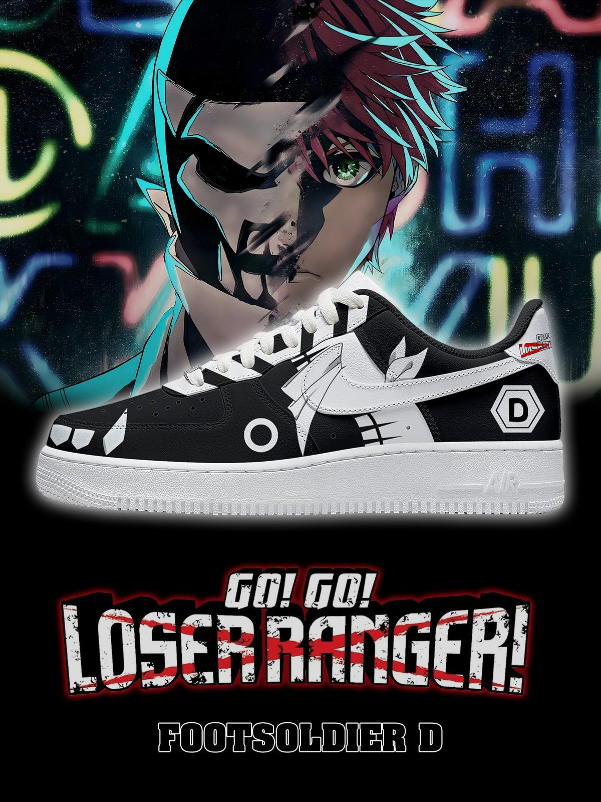 Footsoldier D V.1 Custom Sneakers - 13custom