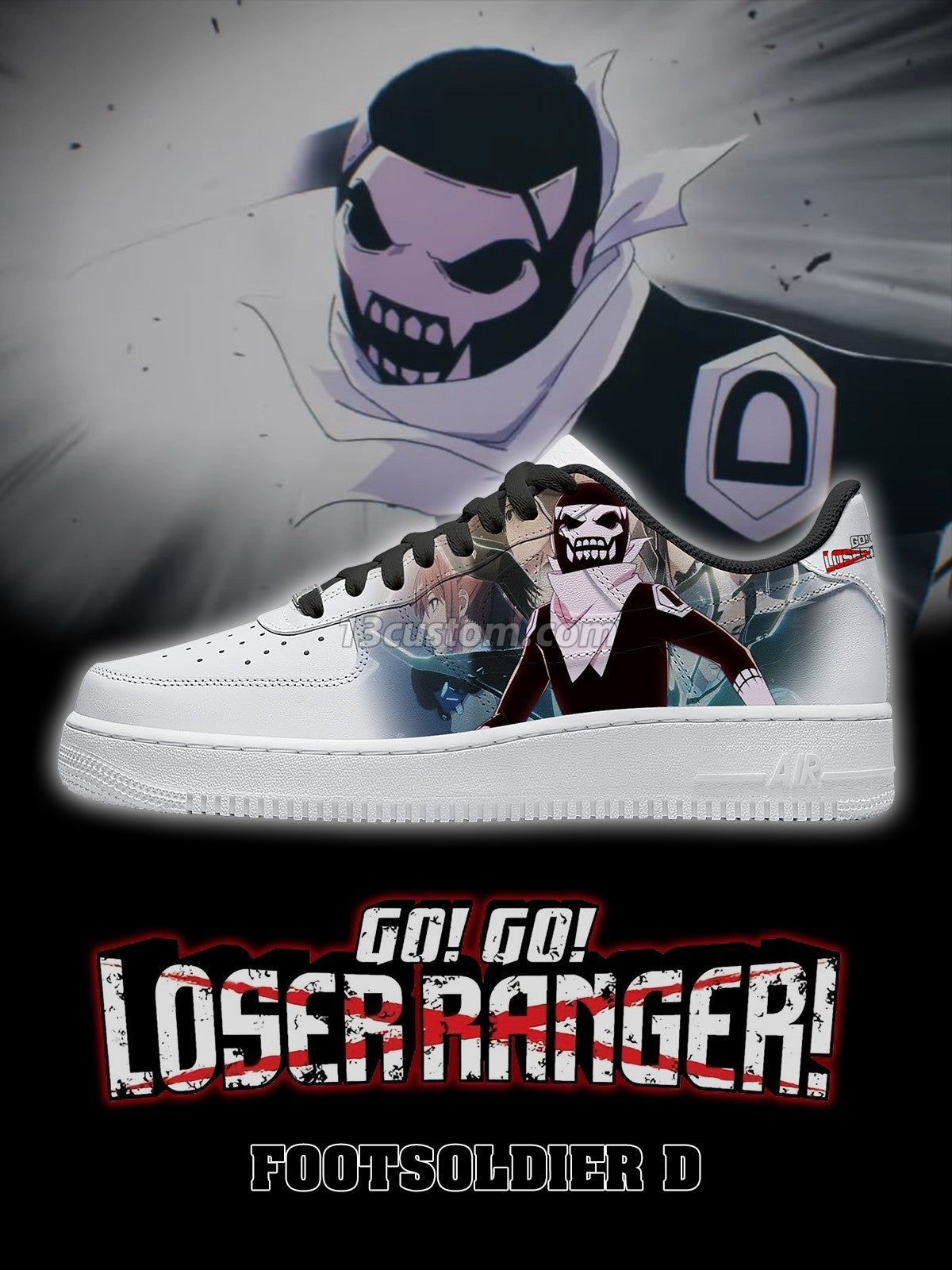 AF1 戰隊大失格 Footsoldier D客製化運動鞋-V2款