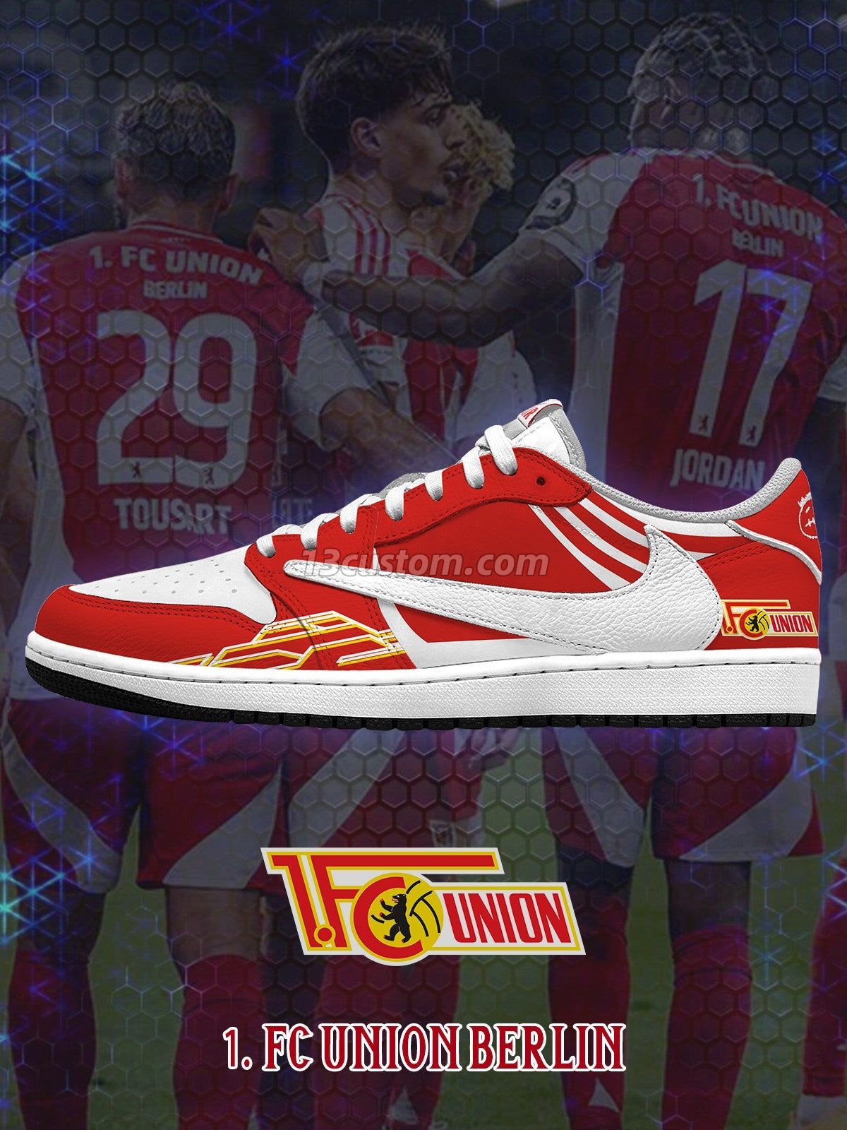 Union Berlin V.1 Custom TS Low Sneakers