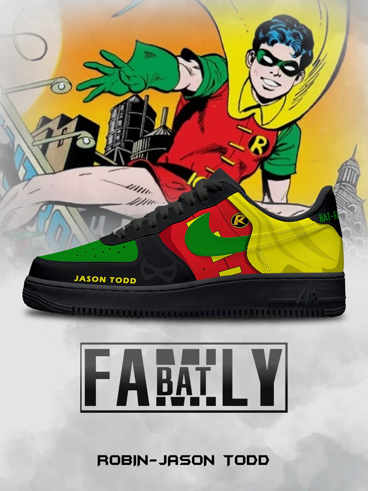 Robin-Jason Todd V.1 Custom Air-Style Sneakers