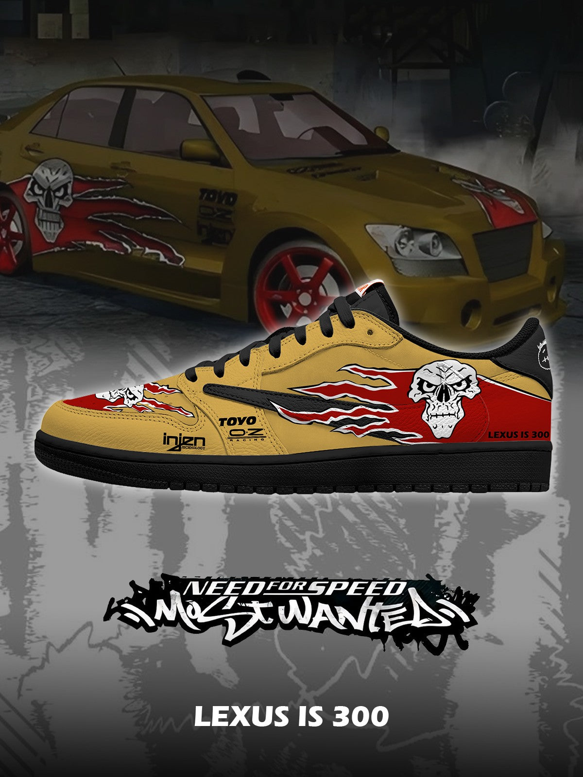 L.IS 300 V.1 Custom TS Low Sneakers