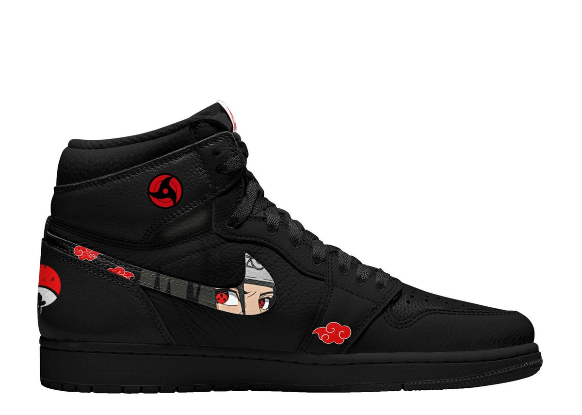 Akatsuki Itachi Uchiha V.2 Custom TS High Sneakers - 13custom