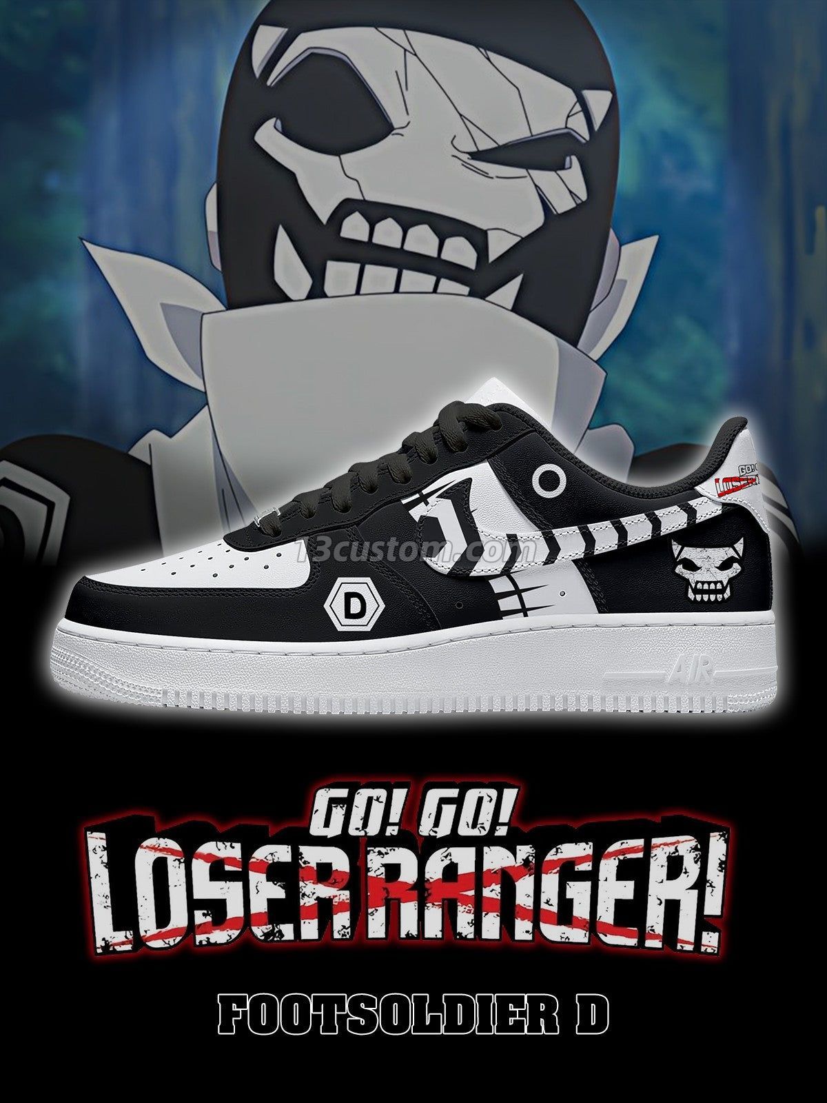 AF1 戰隊大失格 Footsoldier D客製化運動鞋-V4款