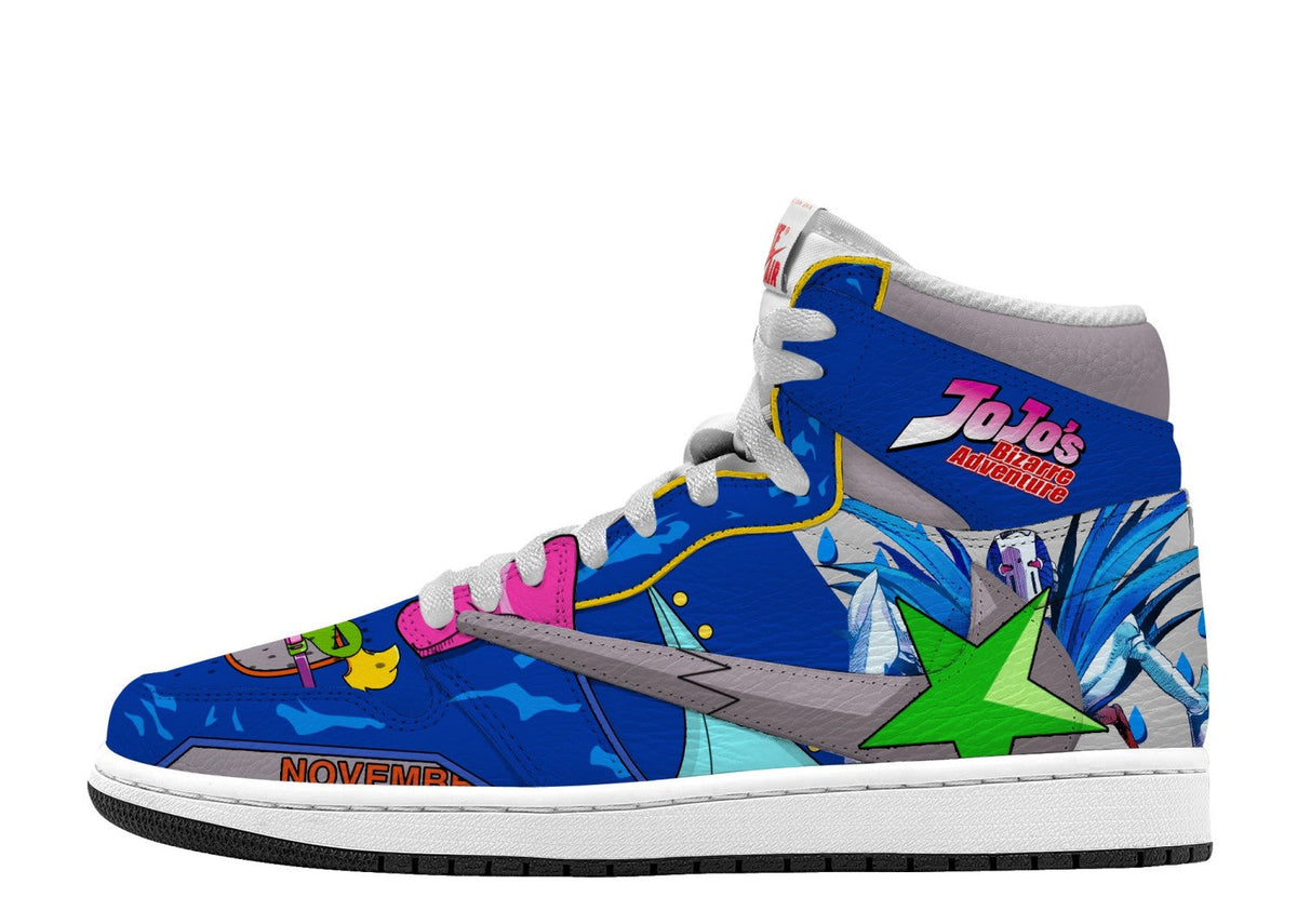 Jodio Joestar V.1 Custom TS High Sneakers - 13custom