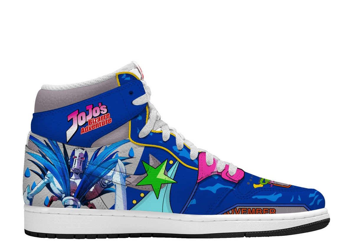 Jodio Joestar V.1 Custom TS High Sneakers - 13custom