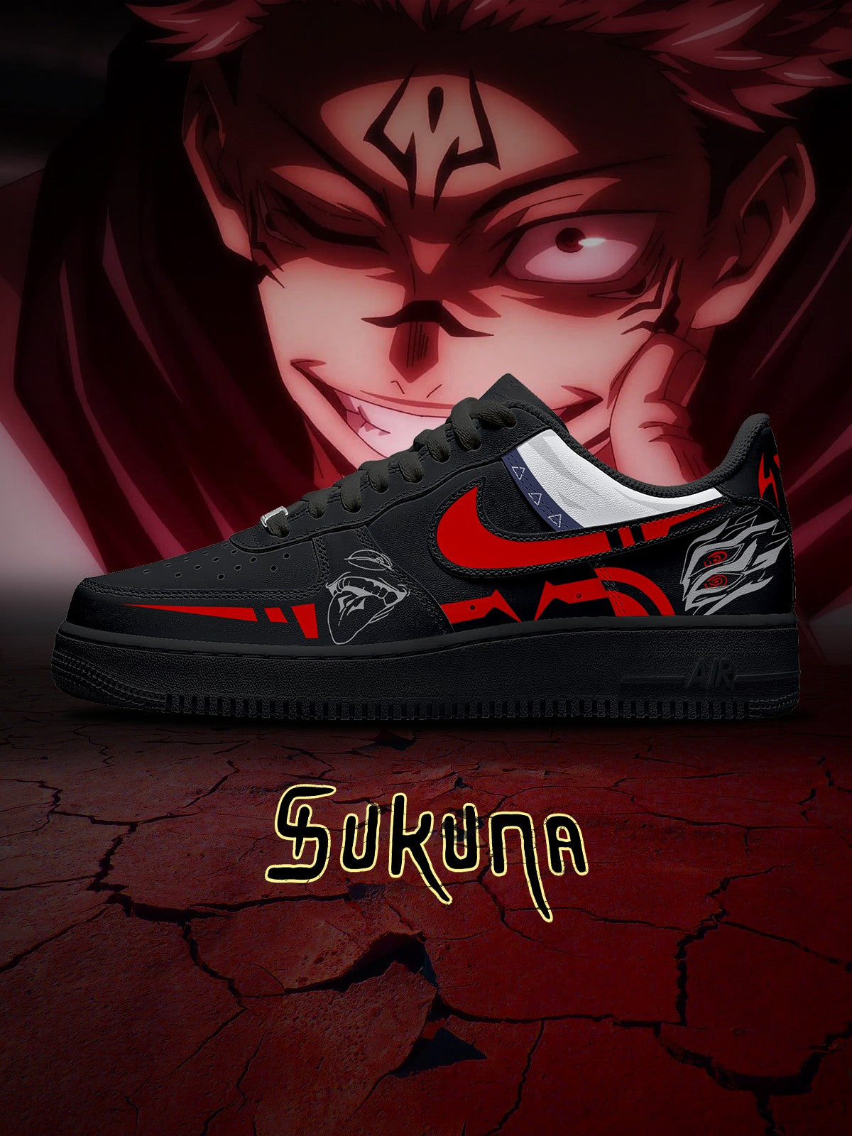 Ryomen Sukuna V.5 Custom Sneakers