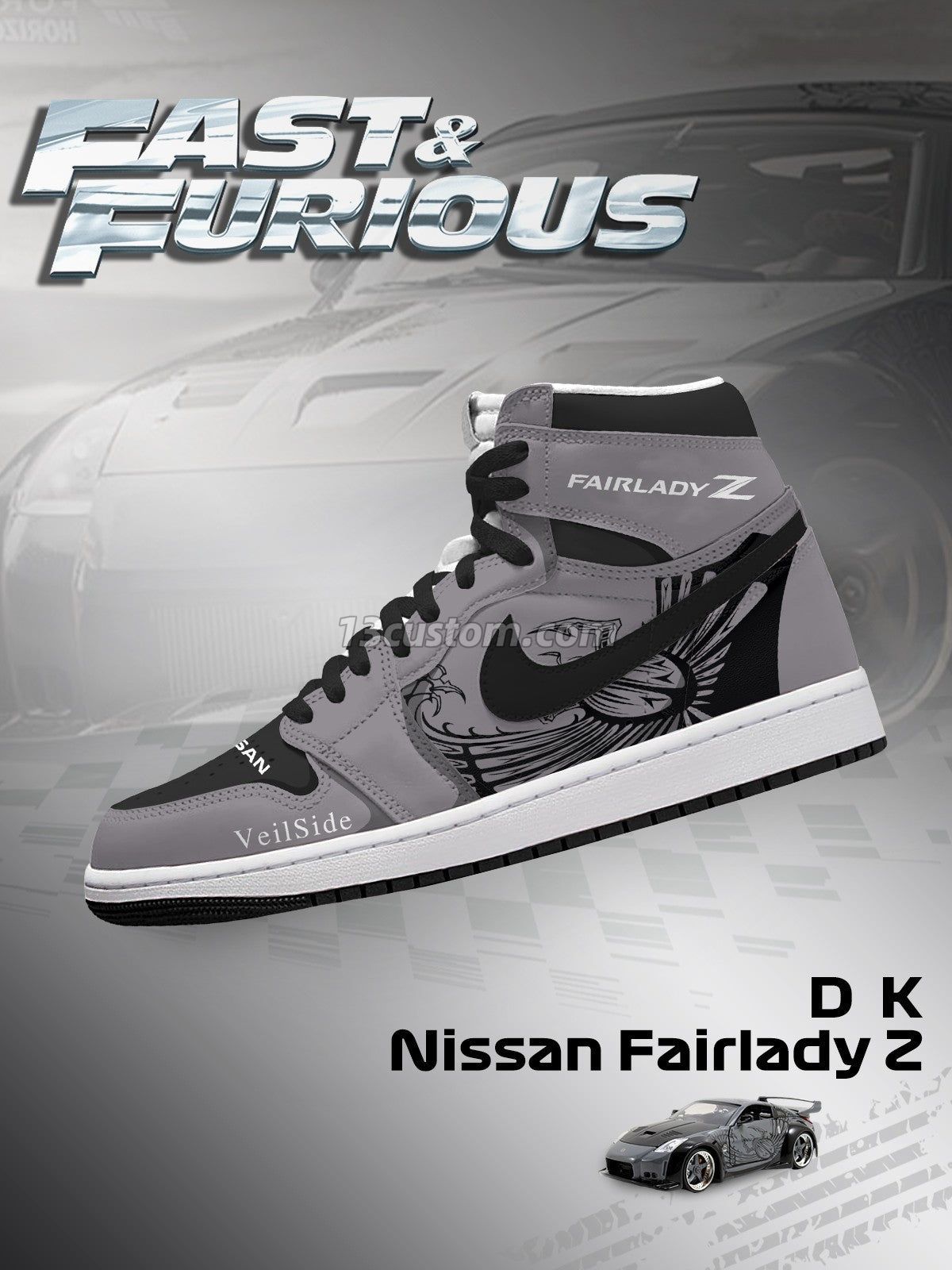 AJ1 H D.K. Fairlady Z客製化 高幫-頂級 運動鞋-V1款