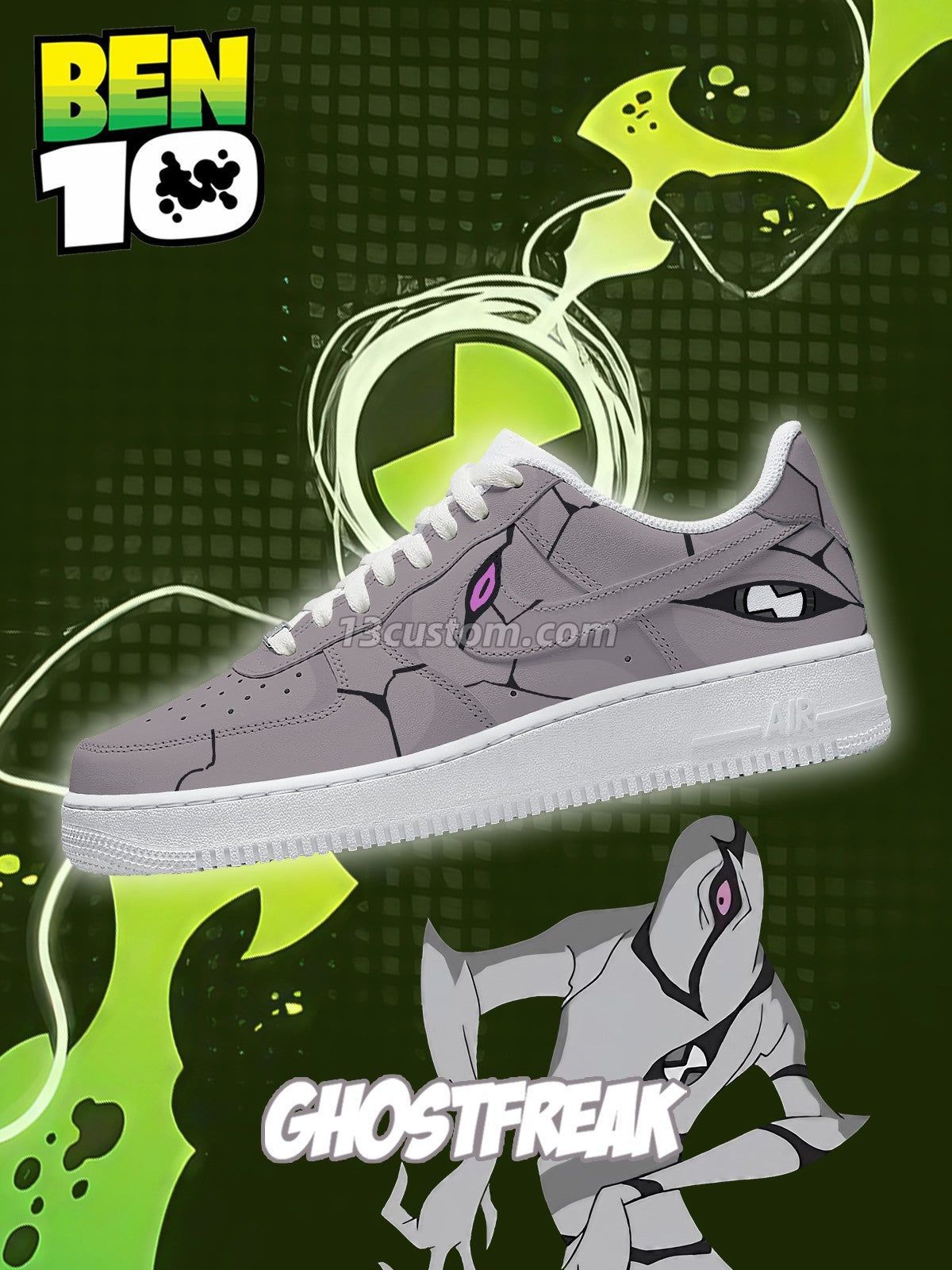 AF1 少年駭客-鬼影 V2 客製化運動鞋