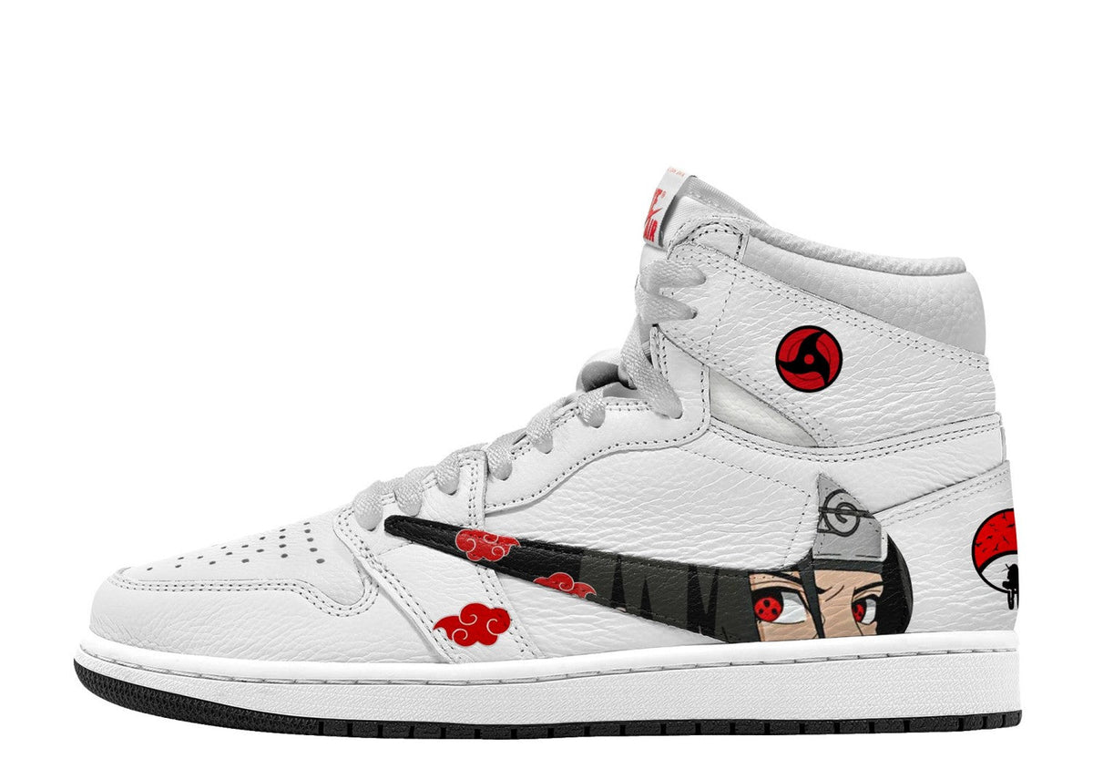 Akatsuki Itachi Uchiha V.3 Custom TS High Sneakers - 13custom
