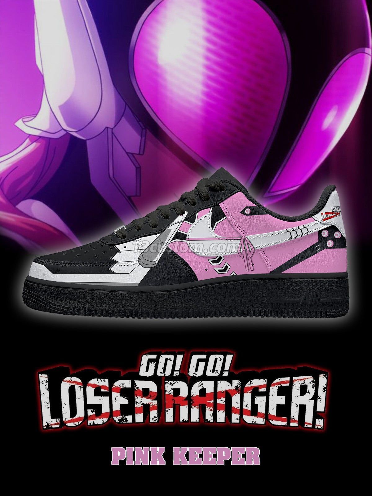 AF1 戰隊大失格 Pink Keeper客製化運動鞋-V1款