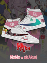 Okarun and Momo V.1 Custom TS High Sneakers - 13custom