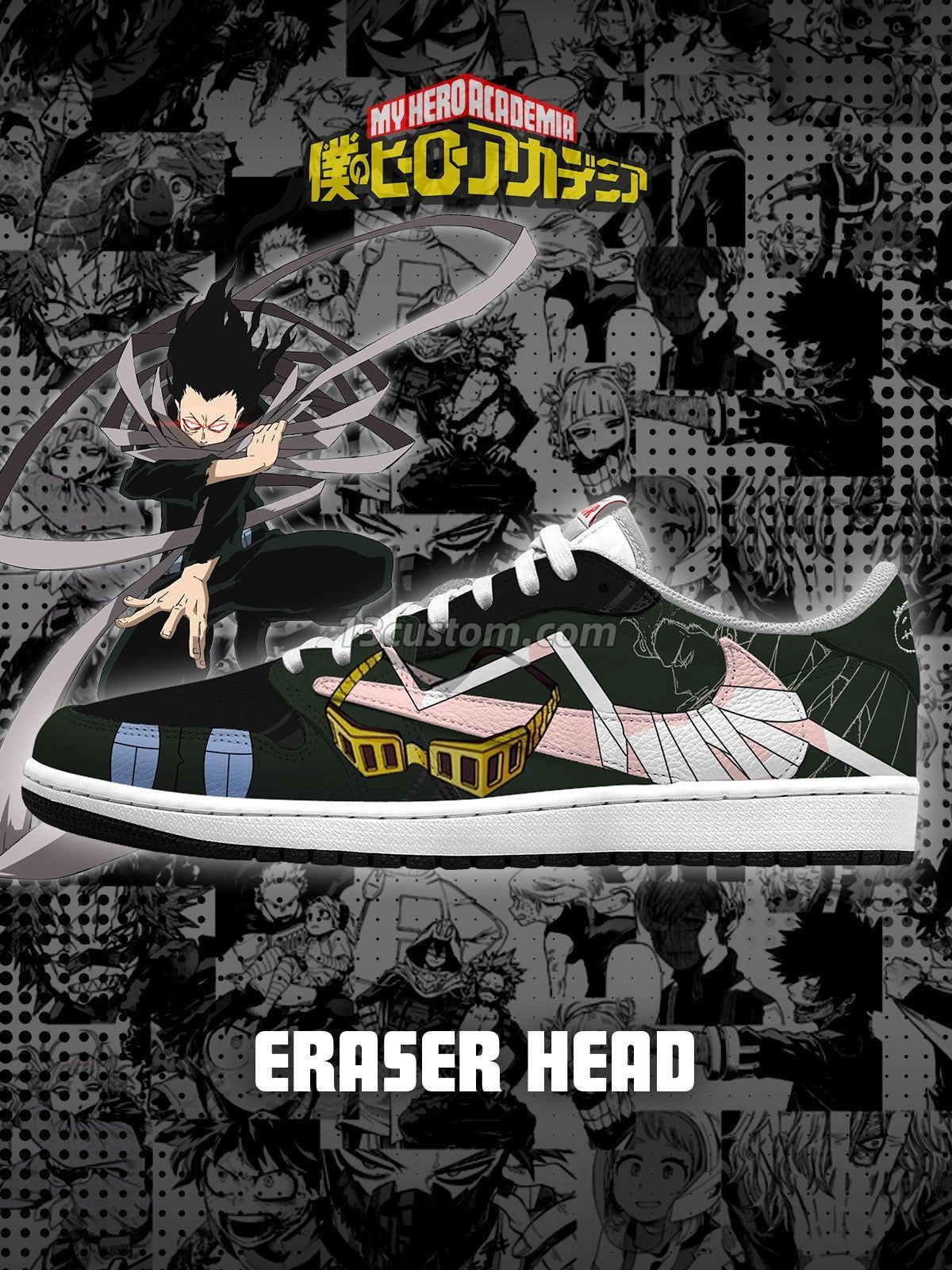 倒鉤TS Eraser Head客製化 倒鉤低幫 運動鞋-V1款