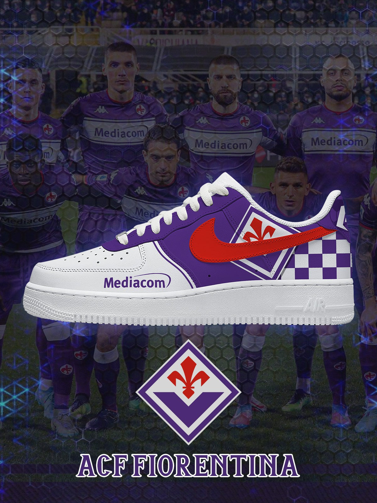 Fiorentina V.1 Custom Sneakers