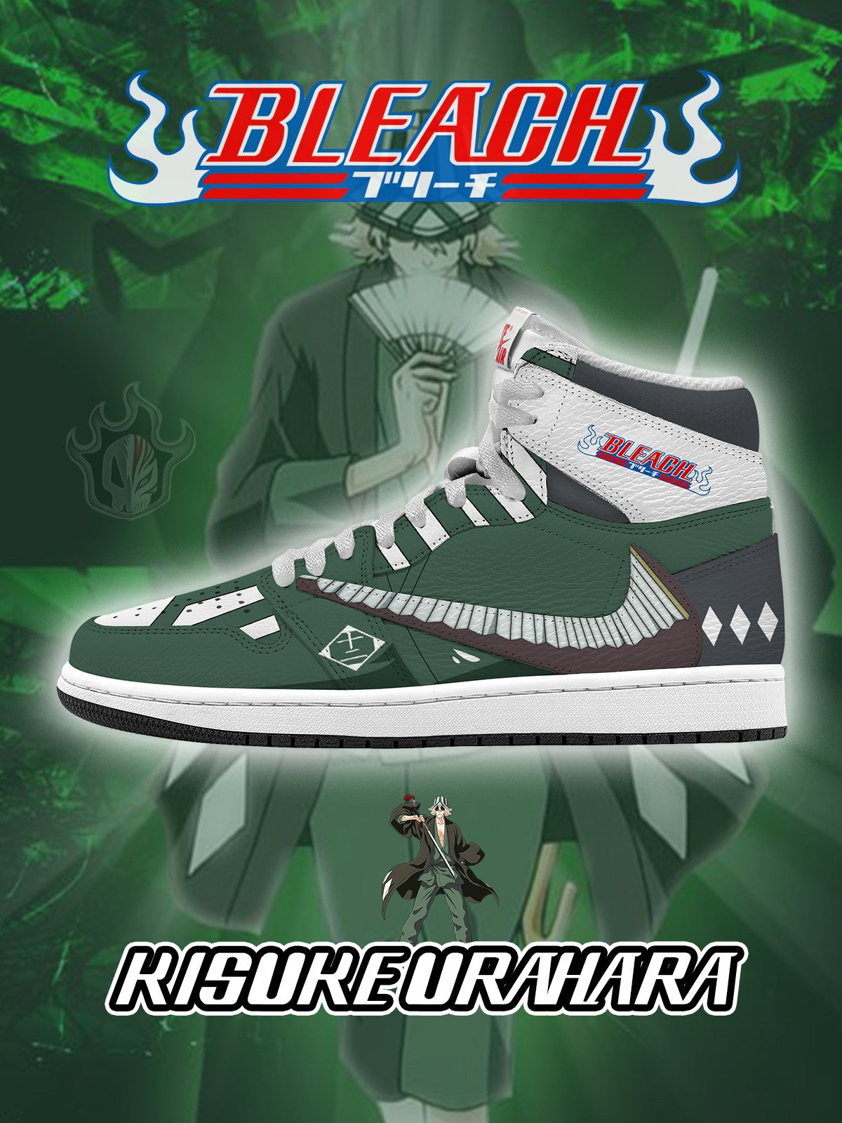 Kisuke Urahara V.1 Custom TS High Sneakers