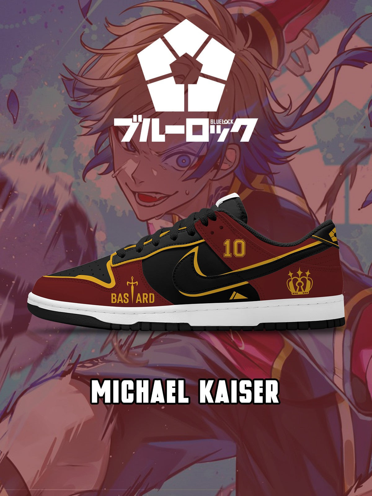Michael Kaiser V.2 Custom Court-Low Sneakers