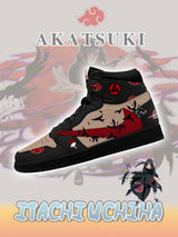 Akatsuki Itachi Uchiha V.6 Custom TS High Sneakers - 13custom