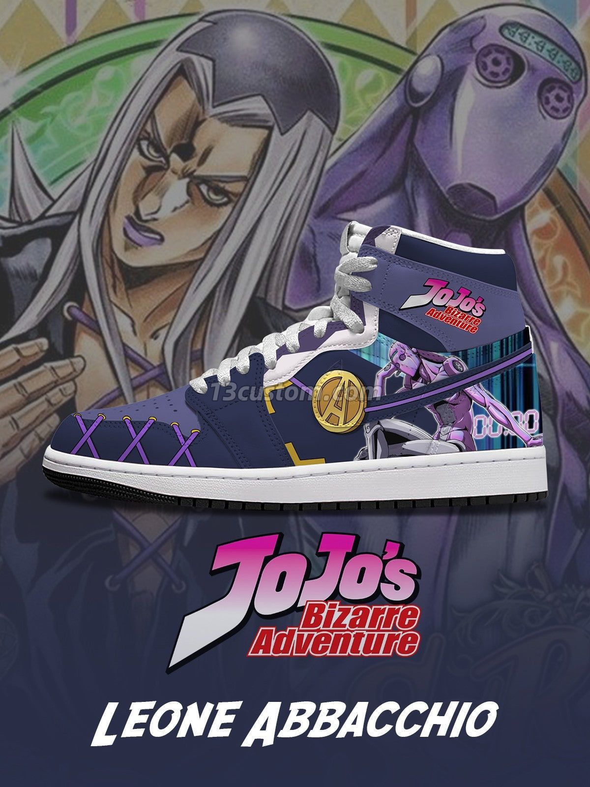 AJ1 H Leone Abbacchio客製化 高幫-頂級 運動鞋-V2款