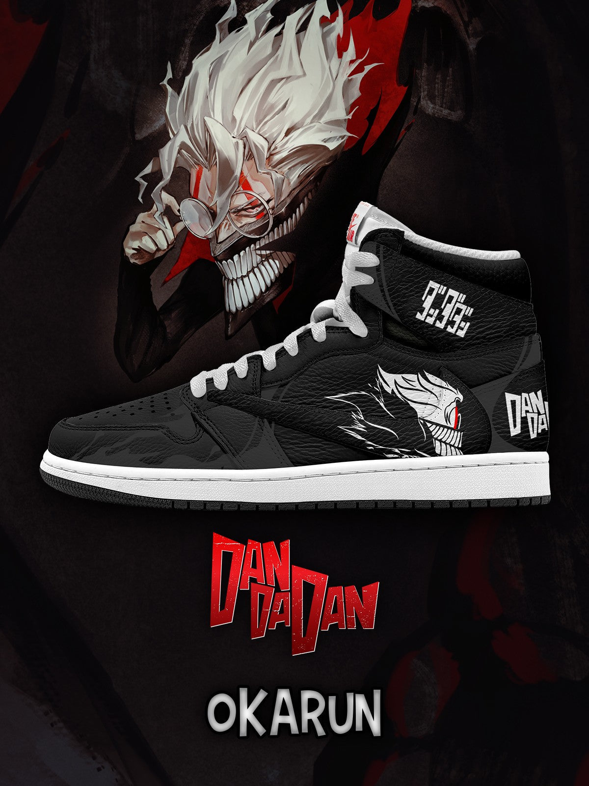 Okarun V.2 Custom TS High Sneakers - 13custom