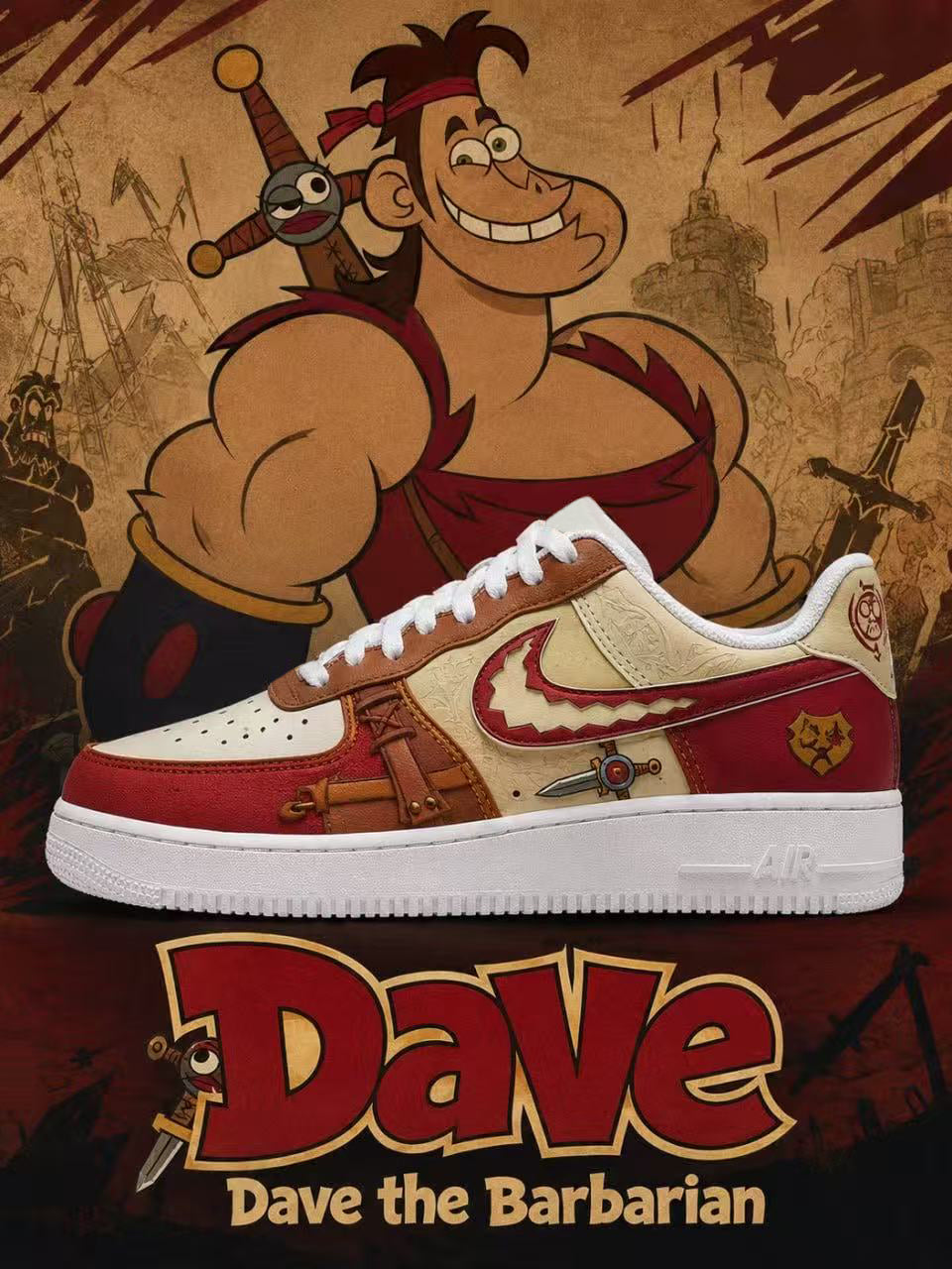 Dave V.1 Custom Air-Style Sneakers