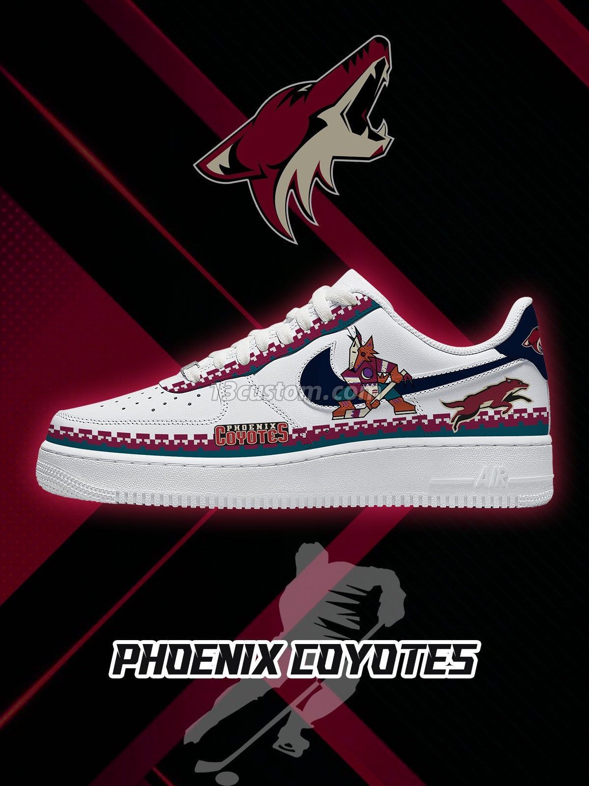 AF1 亞利桑那 冰球客製化運動鞋-V2款